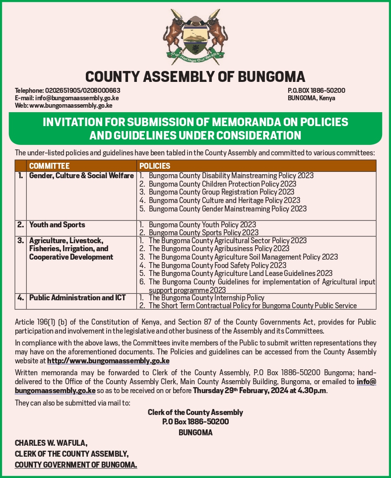 PUBLIC NOTICE
