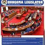 BUNGOMA LEGISLATOR 29TH EDITION E-NEWSLETTER